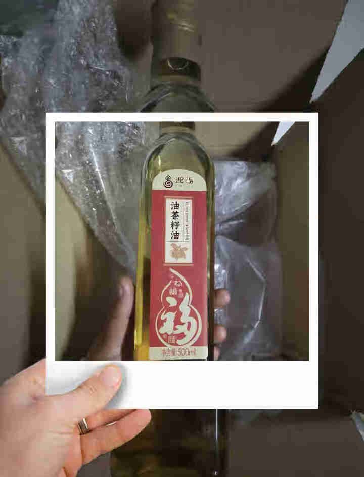 迎福山茶油 食用油 压榨油茶籽油500ml怎么样，好用吗，口碑，心得，评价，试用报告,第2张