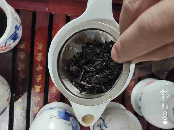 璞龙号 普洱茶熟茶叶饼茶 墨韵200g 云南大叶种晒青茶 云南临沧正山堂茶业出品怎么样，好用吗，口碑，心得，评价，试用报告,第4张