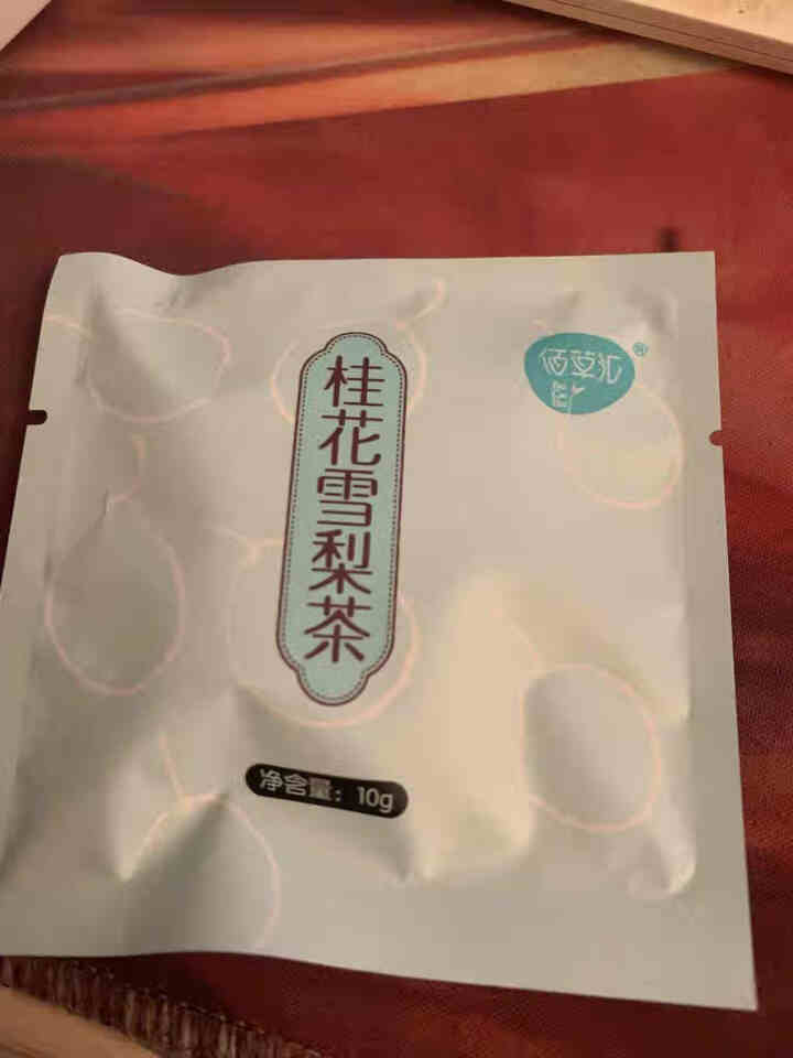 佰草汇 桂花雪梨茶润喉茶教师 润嗓子的茶组合清润护嗓袋泡花草茶80克/盒怎么样，好用吗，口碑，心得，评价，试用报告,第3张