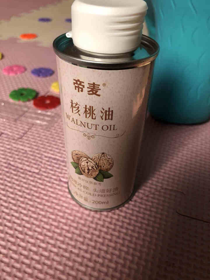 帝麦 物理冷榨核桃油200ml铁罐装 适用于婴幼儿怎么样，好用吗，口碑，心得，评价，试用报告,第2张