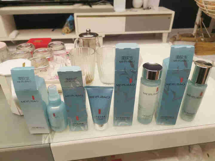 美肤宝 水份源沁爽补水礼盒 保湿护肤品套装男女（洁面75ml+爽肤水155ml+乳液120ml+安心水80ml+面膜*2）怎么样，好用吗，口碑，心得，评价，试用,第4张