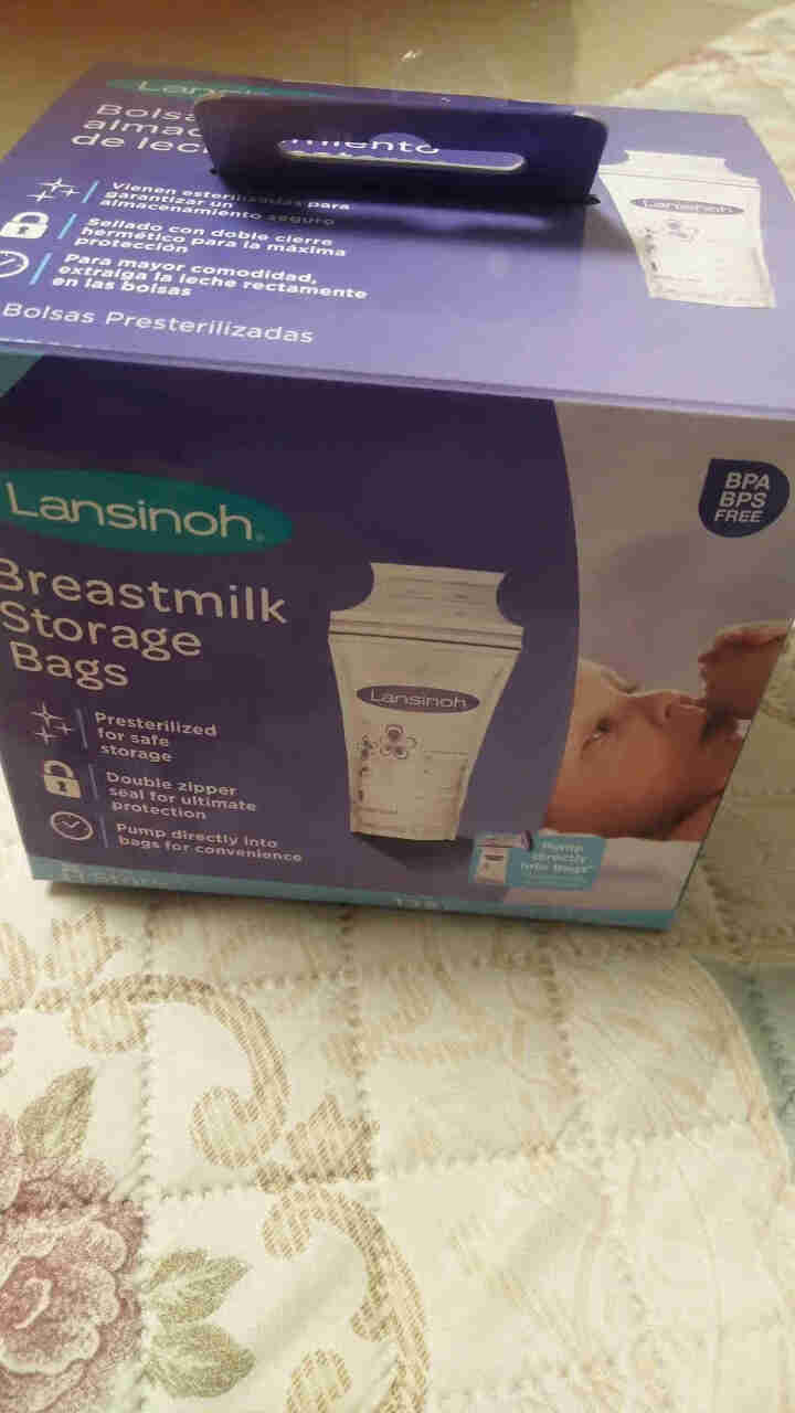 兰思诺(Lansinoh)储奶袋母乳储存袋冷藏保鲜存奶袋180ml一次性母乳袋 125个装怎么样，好用吗，口碑，心得，评价，试用报告,第2张