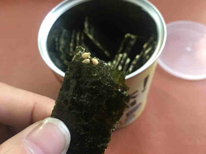 冠力熊 夹心海苔40g 芝麻巴旦木脆儿童孕妇食品 无添加休闲零食 巴旦木夹心海苔40g怎么样，好用吗，口碑，心得，评价，试用报告,第4张