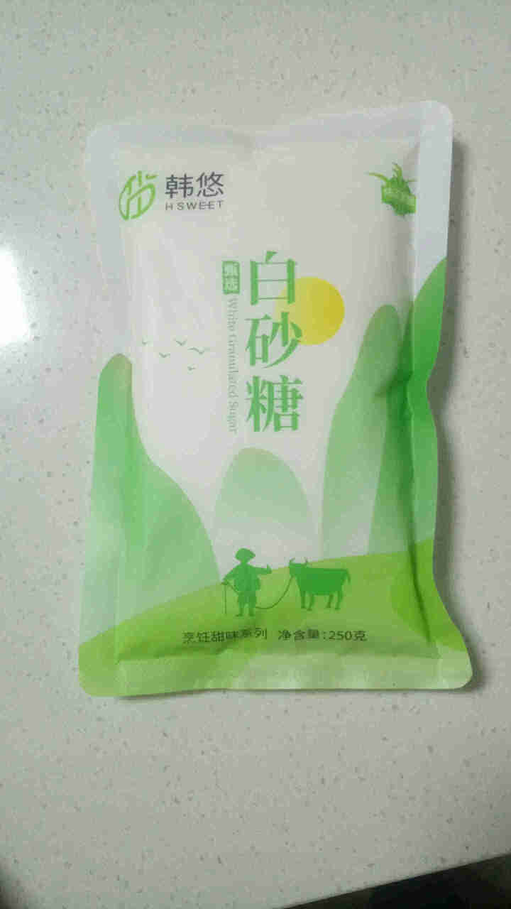 韩悠白砂糖烘焙烹饪原料 白砂糖250g怎么样，好用吗，口碑，心得，评价，试用报告,第2张