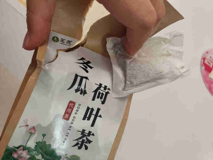 【发3袋共90包】冬瓜荷叶茶 大肚子茶A4腰荷叶片组合花茶泡水喝的袋泡茶搭瘦肚祛湿茶去湿薏米仁茶 150克(30包)/袋怎么样，好用吗，口碑，心得，评价，试用报,第3张