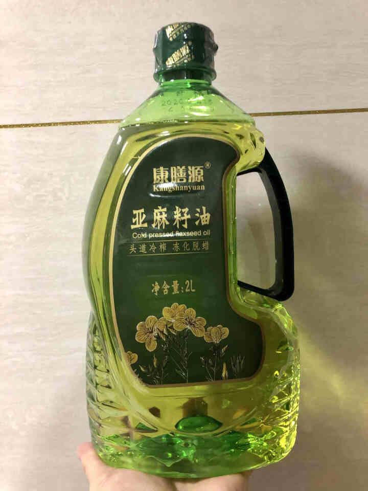 康膳源 纯亚麻籽油2L 内蒙胡麻油 天然食用油月子油冷榨一级怎么样，好用吗，口碑，心得，评价，试用报告,第2张