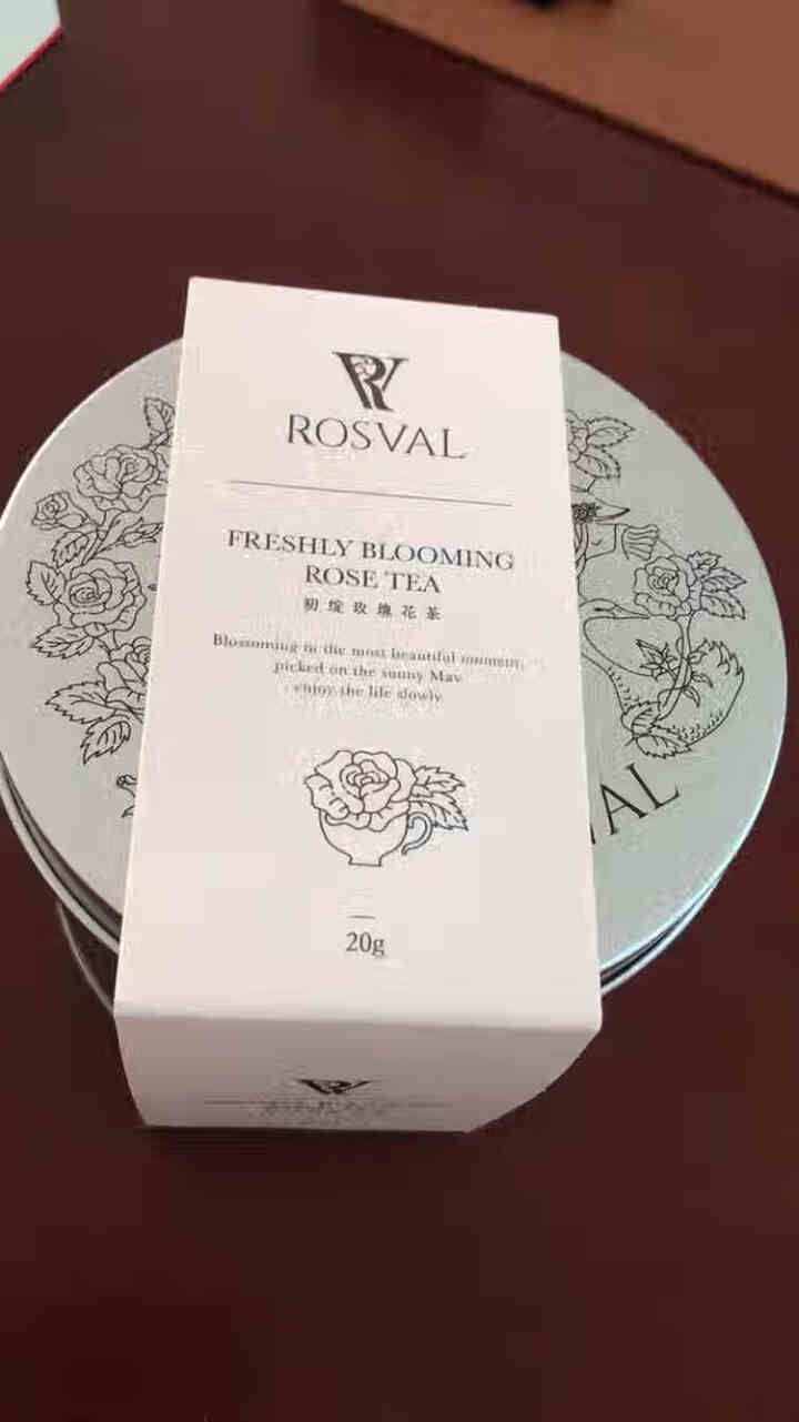 ROSVAL清花慢谷初绽玫瑰花茶茶叶花草茶平阴干玫瑰20克/罐 清花慢谷初绽平阴玫瑰怎么样，好用吗，口碑，心得，评价，试用报告,第4张