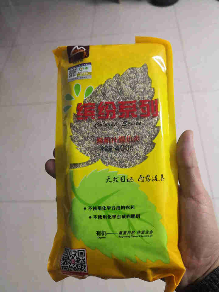 甸禾 有机什锦小米有机五谷杂粮粗粮BB哺食月子粥米400g 有机什锦小米400g怎么样，好用吗，口碑，心得，评价，试用报告,第2张