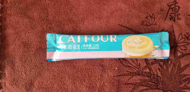 Catfour 卡布奇诺咖啡160条/40条 特浓提神速溶三合一咖啡粉600g 正品特惠 卡布奇诺 40条600g*1袋怎么样，好用吗，口碑，心得，评价，试用报,第4张