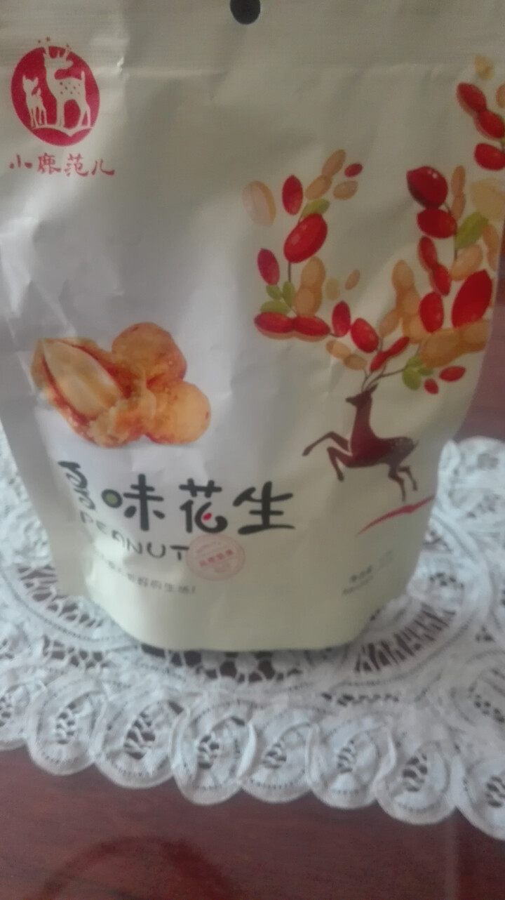 【小鹿范儿】坚果炒货120G多味花生干果 休闲零食 花生小吃  下酒菜 120G 多味花生怎么样，好用吗，口碑，心得，评价，试用报告,第3张