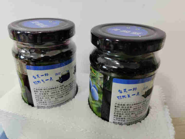 大兴安岭北极蓝野生蓝莓蜂蜜茶 高花青素水果茶 冲饮泡水面包搭档280g 2瓶怎么样，好用吗，口碑，心得，评价，试用报告,第2张