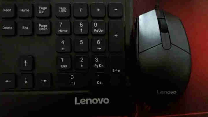 联想（Lenovo）有线键盘鼠标套装 键鼠套装 USB接口 笔记本电脑台式机通用 键盘鼠标套装KM102 巧克力按键怎么样，好用吗，口碑，心得，评价，试用报告,第3张