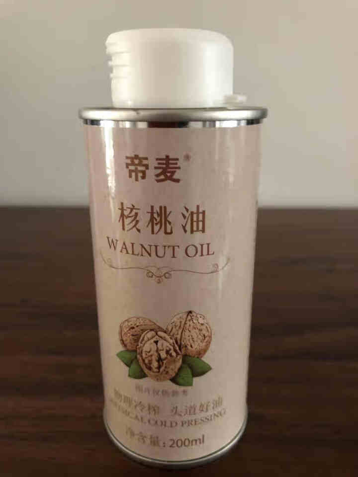 帝麦 物理冷榨核桃油200ml+亚麻籽油200ml礼盒1+1食用油组合装 适用于婴幼儿怎么样，好用吗，口碑，心得，评价，试用报告,第2张