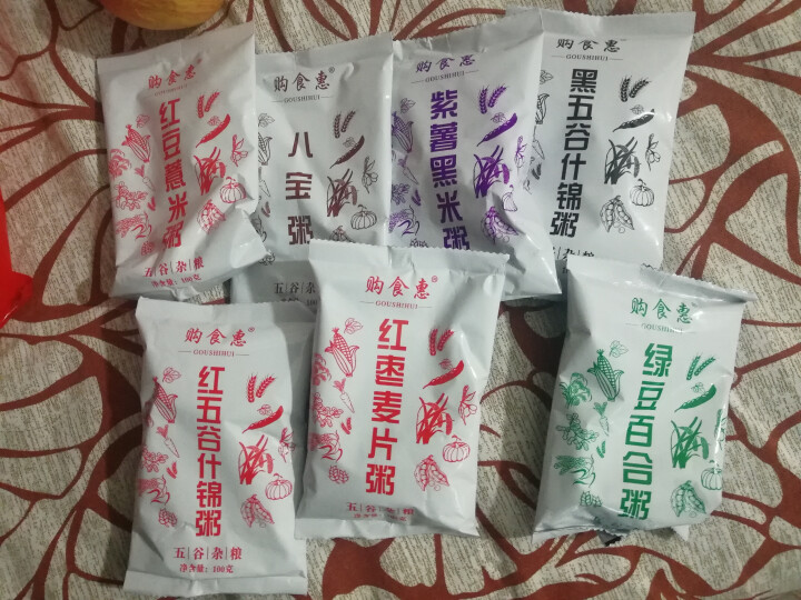 购食惠 7日粥道 五谷杂粮 粥米 7种700g（粥米 粗粮 组合 杂粮 八宝粥原料）怎么样，好用吗，口碑，心得，评价，试用报告,第4张