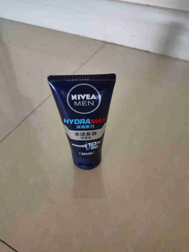 妮维雅(NIVEA)男士洗面奶套装护肤品控油抗痘去黑头补水面霜小蓝管 赠水活多效洁面50g怎么样，好用吗，口碑，心得，评价，试用报告,第2张