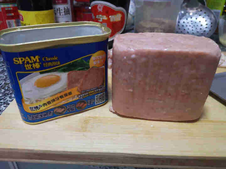 世棒（SPAM）午餐肉罐头经典原味340g 开罐即食早餐三明治火锅烧烤麻辣香锅泡面搭档怎么样，好用吗，口碑，心得，评价，试用报告,第5张