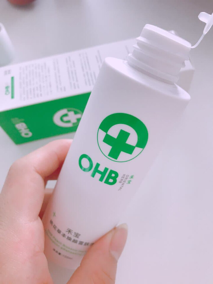 （OHB）禾宝药妆亮肤润白爽肤水120ml（天然本草提亮肤色 补水保湿温和不刺激去黄去暗沉）怎么样，好用吗，口碑，心得，评价，试用报告,第3张