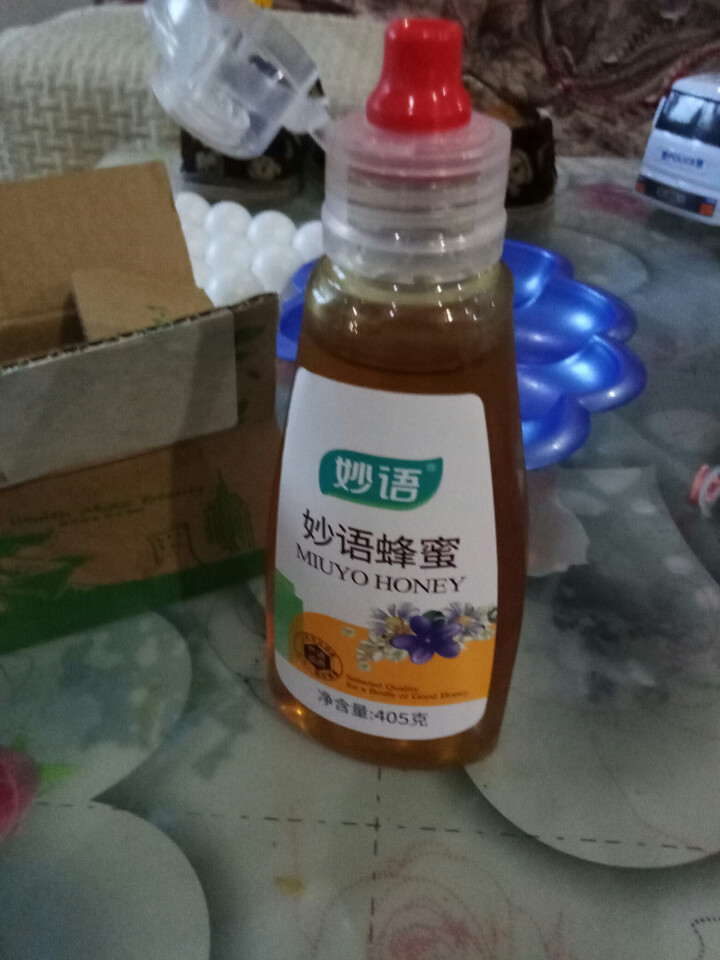 妙语（MiuYo）纯净天然农家自产土取蜂蜜 405g*1瓶怎么样，好用吗，口碑，心得，评价，试用报告,第4张