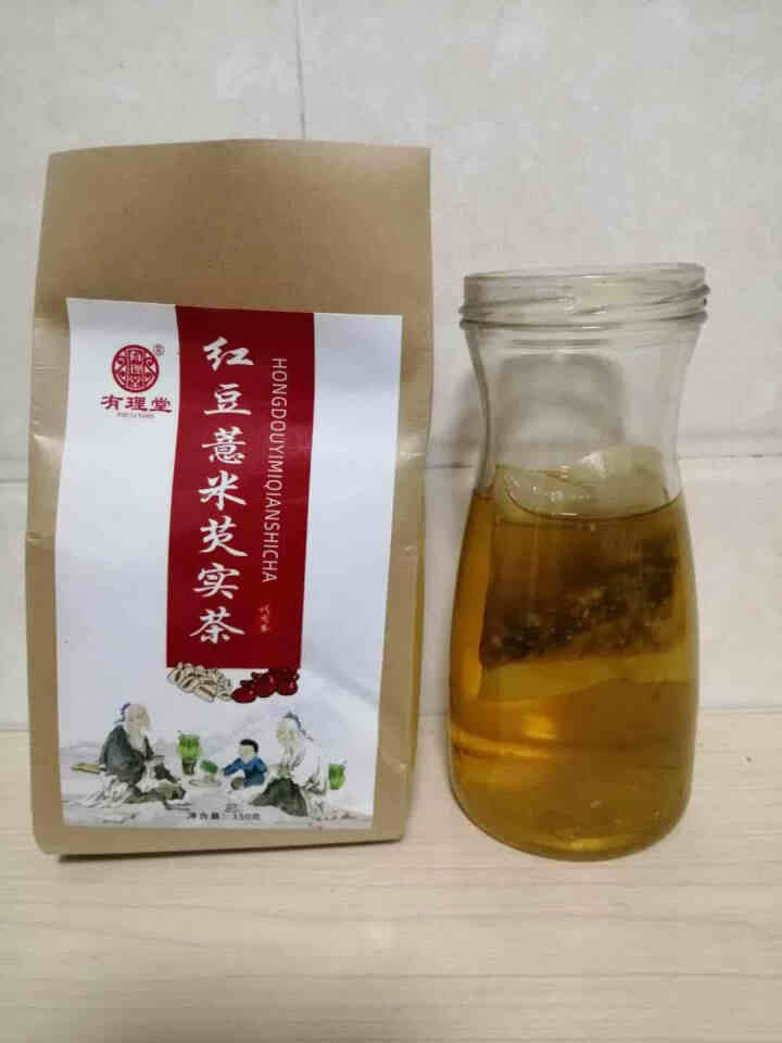 有理堂红豆薏米茶薏仁大麦栀子红枣蒲公英苦荞荷叶茶山楂枸杞子养生组合花茶 红豆薏米茶怎么样，好用吗，口碑，心得，评价，试用报告,第2张