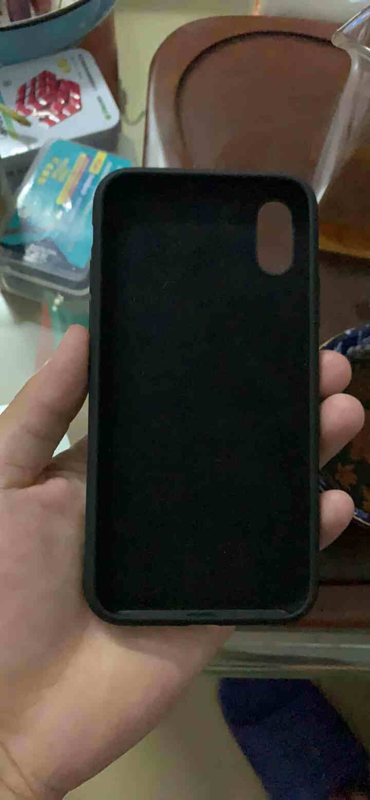 日新隆 苹果X/XS液态硅胶手机壳  iPhoneXS Max高档保护套全包防摔超薄肤感加绒软壳 幸运红 (6.1英寸) iPhone XR怎么样，好用吗，口碑,第4张