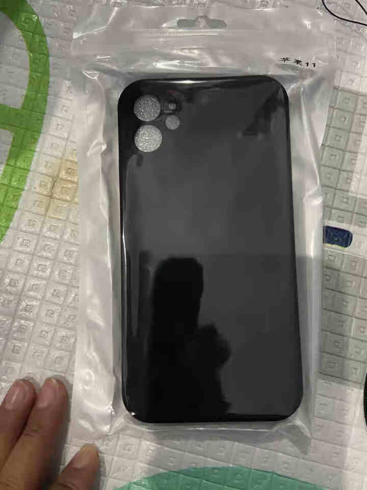 汉牌 苹果11/11Pro手机壳iPhone 11 pro保护套魔方液态硅胶新升级全包防摔直边软壳 经典黑,第3张