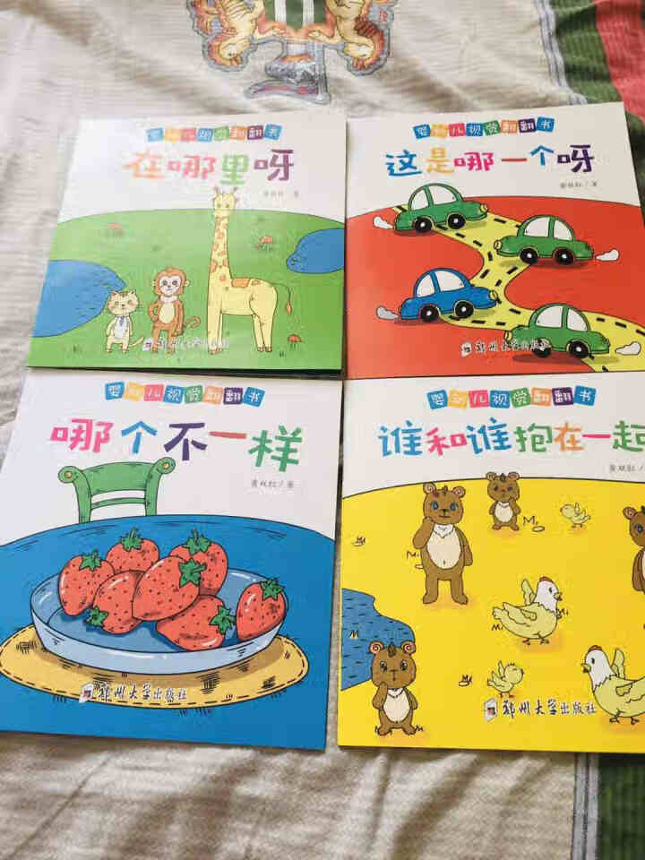婴幼儿视觉翻翻书全4册 0,第2张