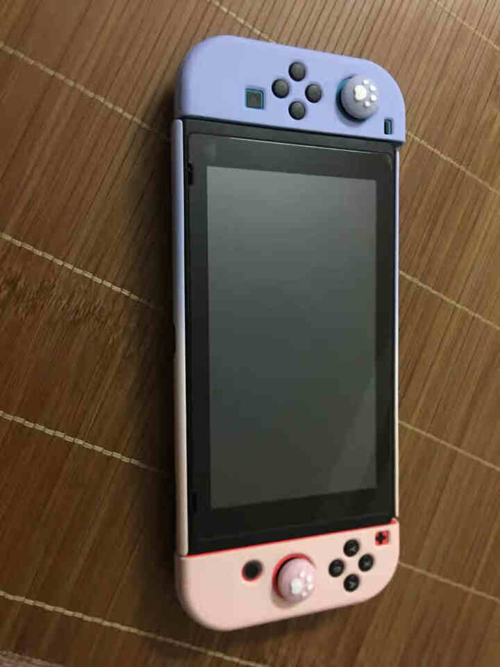 丸图任天堂switch保护壳硅胶NS硬壳保护包磨砂保护套纯色创意彩壳ns游戏机配件防摔分离式手柄套 switch粉紫渐变保护壳+摇杆帽怎么样，好用吗，口碑，心得,第2张