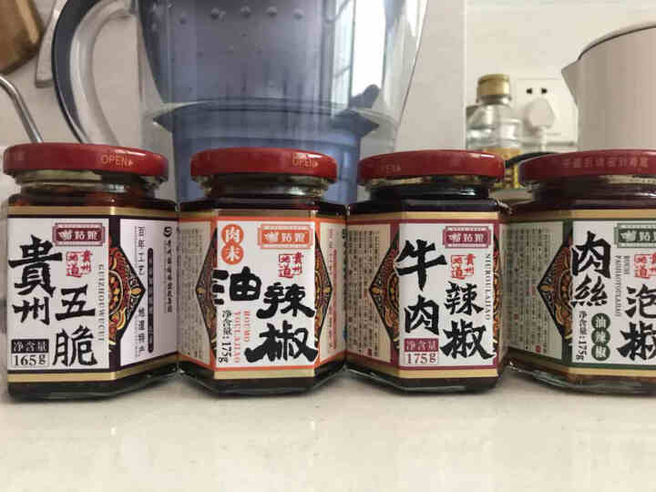 苗姑娘 贵州特产总690克礼包 辣椒酱4瓶装 牛肉/肉丝/五脆/肉末 四种口味小吃调味品 红色怎么样，好用吗，口碑，心得，评价，试用报告,第3张