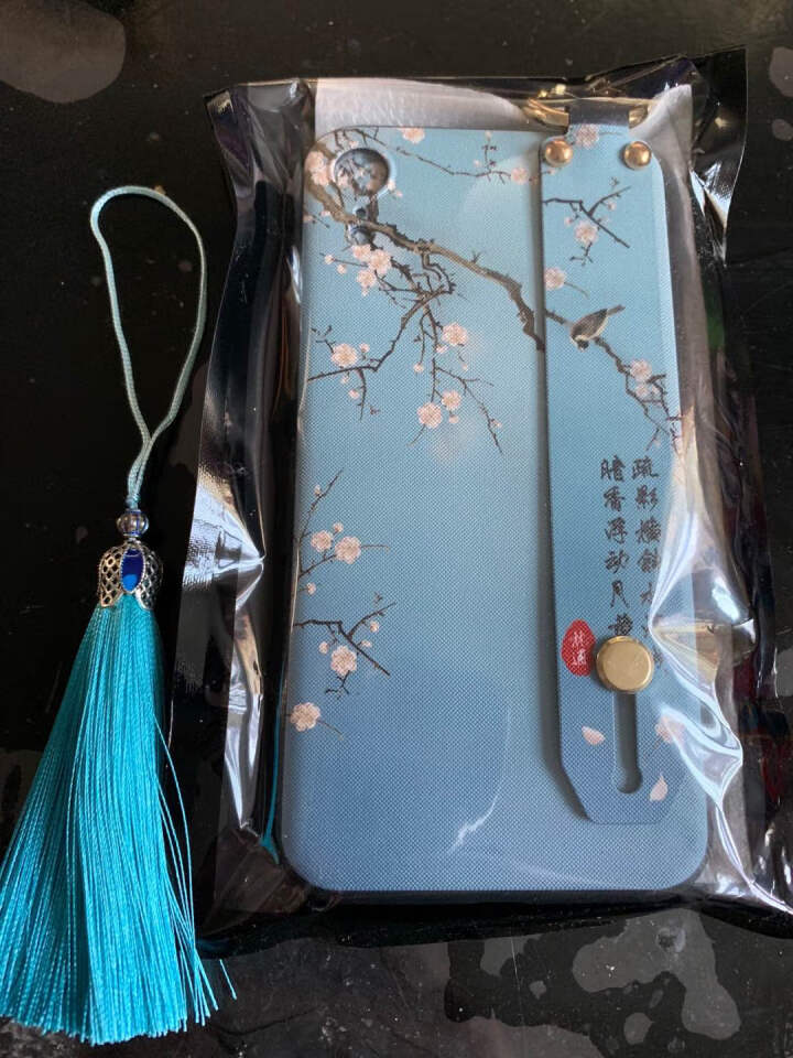 MEKS iPhone x中国风手机壳xr布纹xsMax腕带支架6苹果7/8plus全包防摔硅胶软壳 皎月梅花 iPhoneX怎么样，好用吗，口碑，心得，评价，,第3张