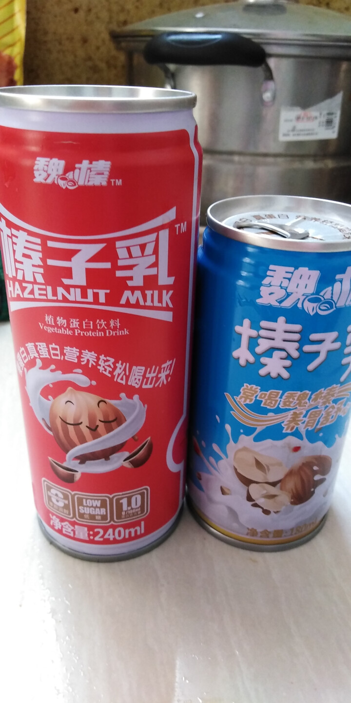 魏榛榛子乳植物蛋白饮料 醇香240ml*1+柔香180ml*1试用装怎么样，好用吗，口碑，心得，评价，试用报告,第4张