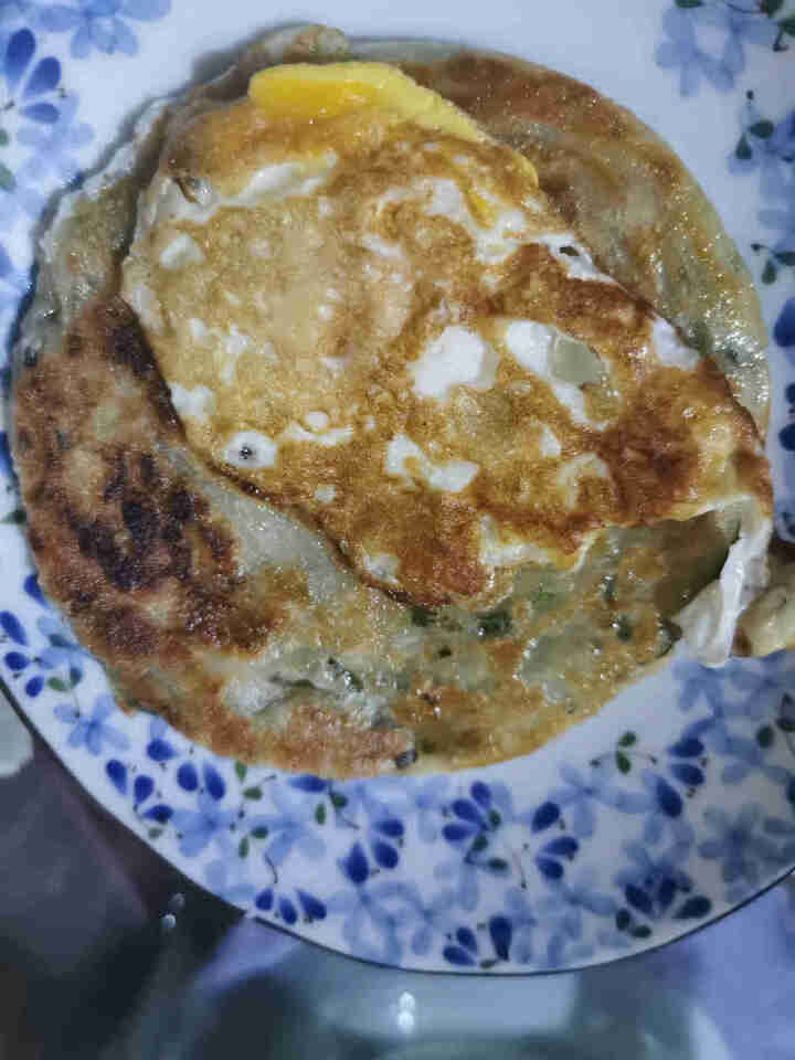 大由大 老上海葱油饼 早餐 培根香肠 火腿烤肠伴侣 手抓饼 早茶点心早餐早点烘焙食材 老上海葱油饼10片 90g*10片/袋怎么样，好用吗，口碑，心得，评价，试,第4张