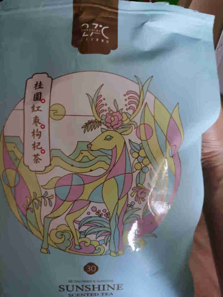 二十七度阳光 桂圆红枣枸杞茶360g 泡水喝的花茶养生茶组合袋泡果茶 12g*30包怎么样，好用吗，口碑，心得，评价，试用报告,第2张