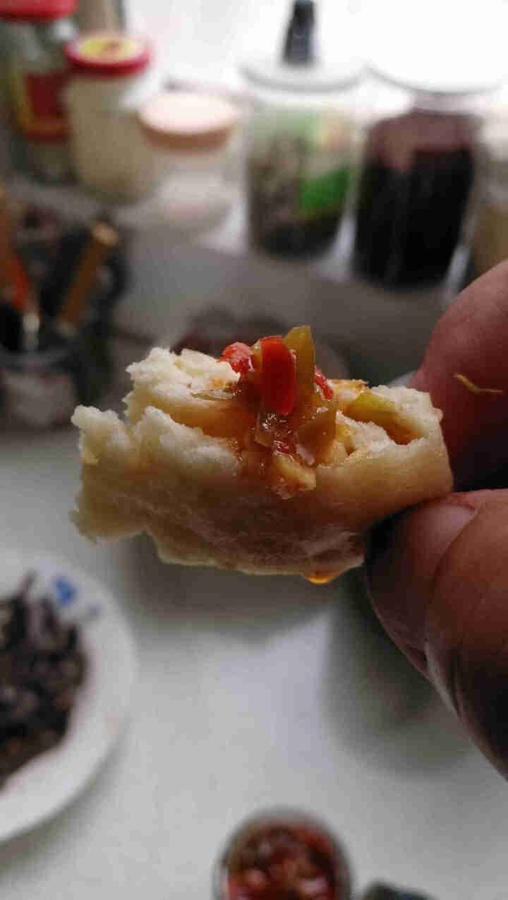 覃五爷四川蒜蓉辣椒酱下饭菜拌饭酱拌面剁椒酱自制农家超辣下饭湖南香辣 蒜蓉辣椒酱*1瓶怎么样，好用吗，口碑，心得，评价，试用报告,第4张