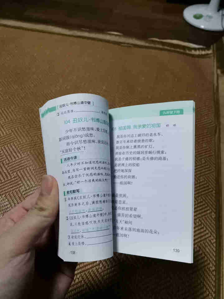 pass绿卡图书初中语文必背古诗文人教版RJ版部编版七八九年级7,第4张