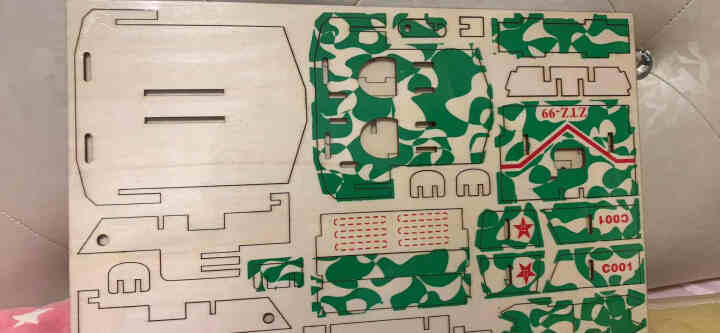 主战坦克贝智奇激光切割木制品3D立体拼装益智玩具怎么样，好用吗，口碑，心得，评价，试用报告,第2张