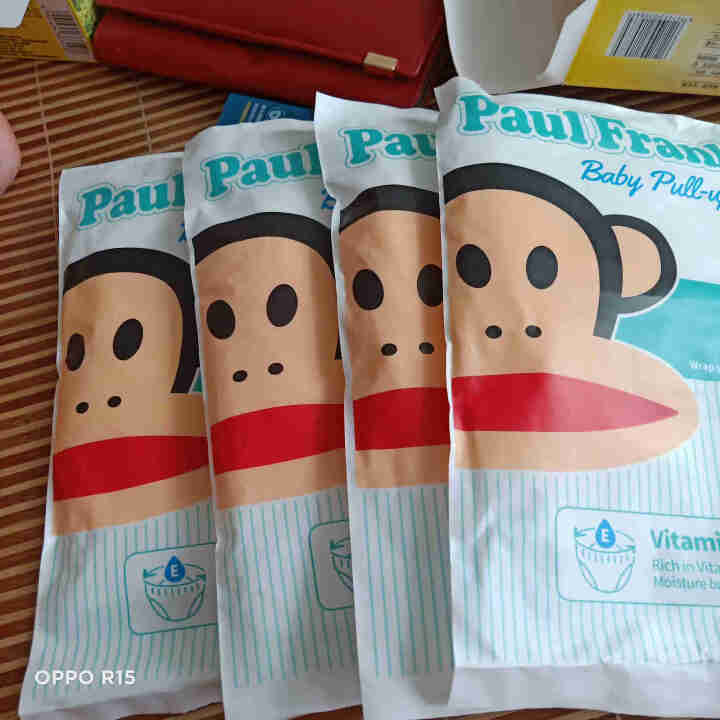 大嘴猴（Paul Frank）维E魔法裤婴儿拉拉裤男女宝宝通用尿不湿试用装 拉拉裤L码5片怎么样，好用吗，口碑，心得，评价，试用报告,第4张