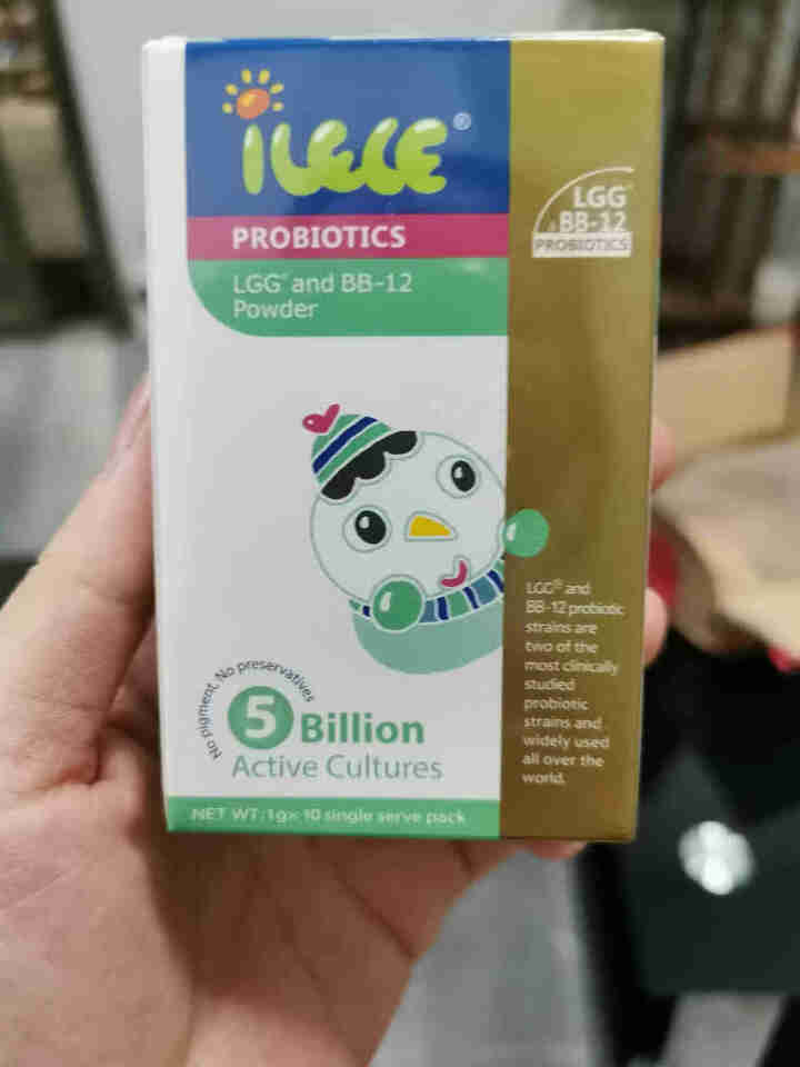 iLELE爱乐乐 婴幼儿童活性益生菌粉 妈咪爱家族产品 丹麦原装进口 LGG+BB,第2张