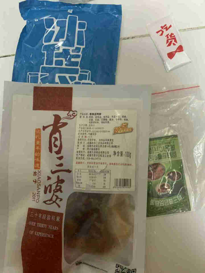 肖三婆 四川特产美食麻辣卤鸭脖子100g新鲜制作私房菜香辣小吃 100g一袋（麻辣味）怎么样，好用吗，口碑，心得，评价，试用报告,第2张