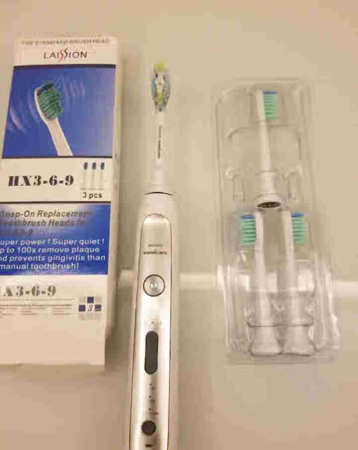 适用飞利浦电动牙刷头成人儿童通用hx6340/6720/3130/6240/6980/6920替换头 标准型3支装怎么样，好用吗，口碑，心得，评价，试用报告,第3张