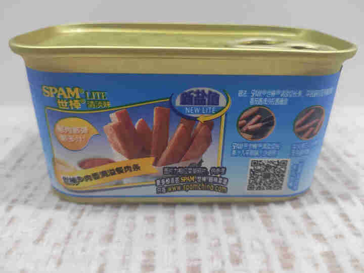 世棒（SPAM）午餐肉罐头清淡口味198g 开罐即食早餐三明治火锅烧烤麻辣香锅泡面搭档怎么样，好用吗，口碑，心得，评价，试用报告,第2张