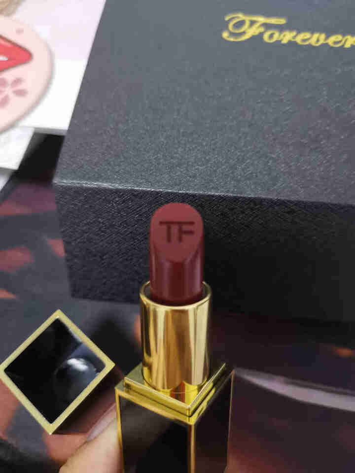 【母亲节送礼】汤姆福特（TOM FORD）TF口红80 烈焰幻魅唇膏16 经典黑金唇膏15#08# 激情幻魅08#velvet cherry（送礼盒礼怎么样，好,第4张