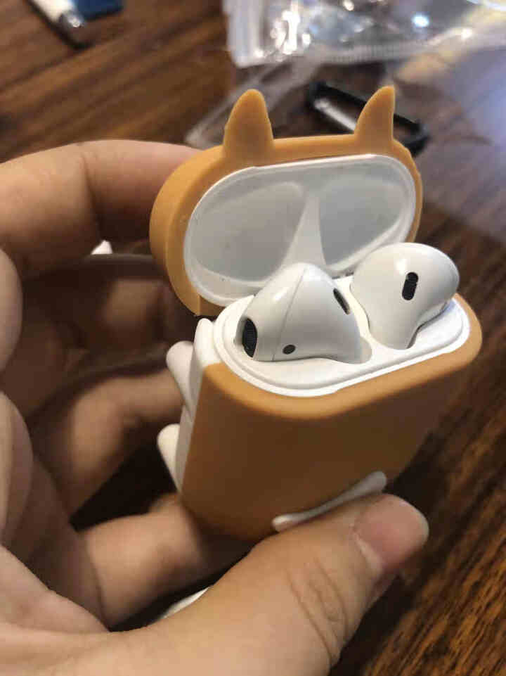 元里方 airpods保护套airpods pro耳机套苹果无线蓝牙耳机2/3代保护套硅胶软壳 airpods【硅胶软壳】趴趴柯基怎么样，好用吗，口碑，心得，评,第4张