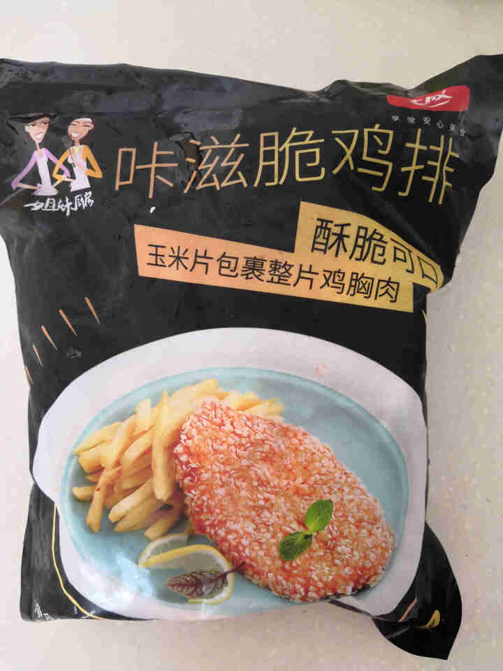 大成姐妹厨房 炸鸡排鸡排肉鸡肉饼鸡排半成品冷冻炸鸡汉堡饼早餐饼休闲小吃香雪鸡排鸡胸肉美食咔滋脆鸡排 咔滋脆鸡排500g怎么样，好用吗，口碑，心得，评价，试用报告,第2张