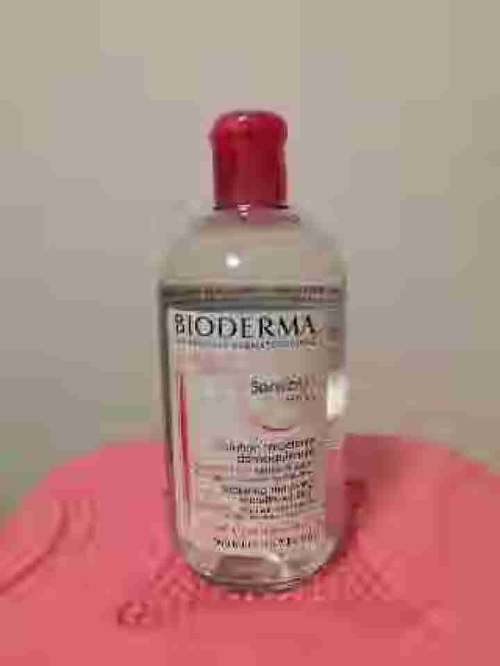 法国贝德玛（BIODERMA）舒妍多效洁肤液500ml （卸妆水 深层清洁 粉水 舒缓保湿 敏感肌 眼唇 原装进口）怎么样，好用吗，口碑，心得，评价，试用报告,第4张