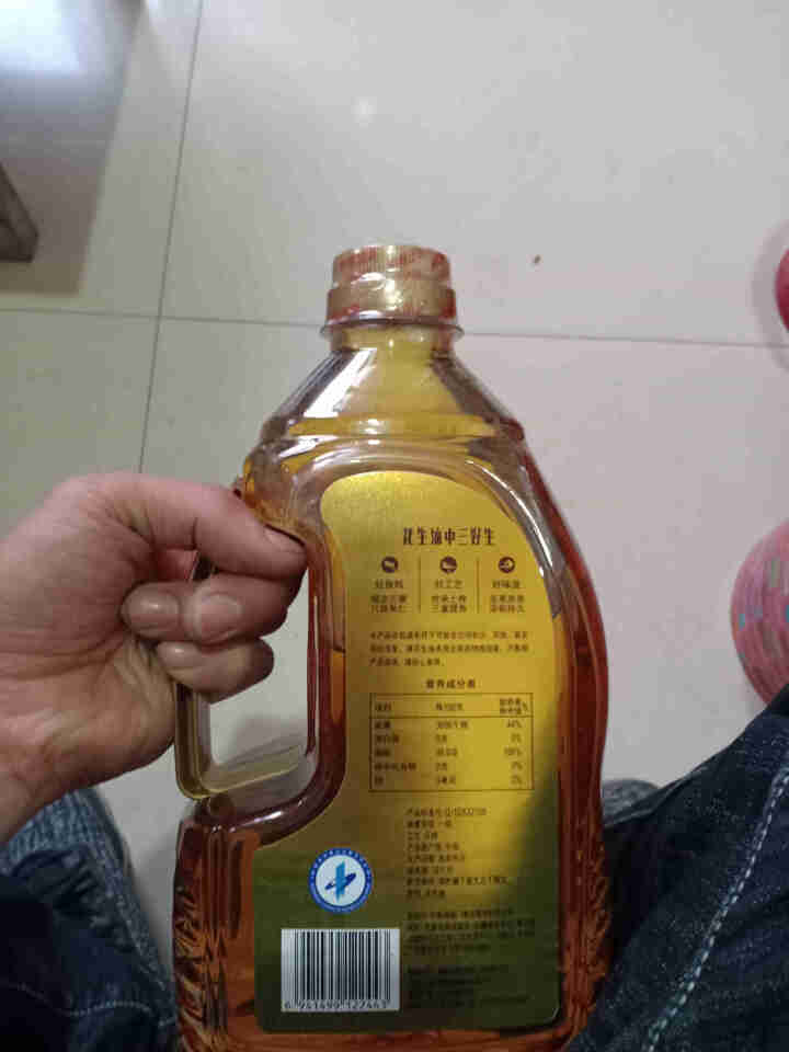 福临门 食用油 家香味 沂蒙土榨 花生仁油1.8L 中粮出品怎么样，好用吗，口碑，心得，评价，试用报告,第4张