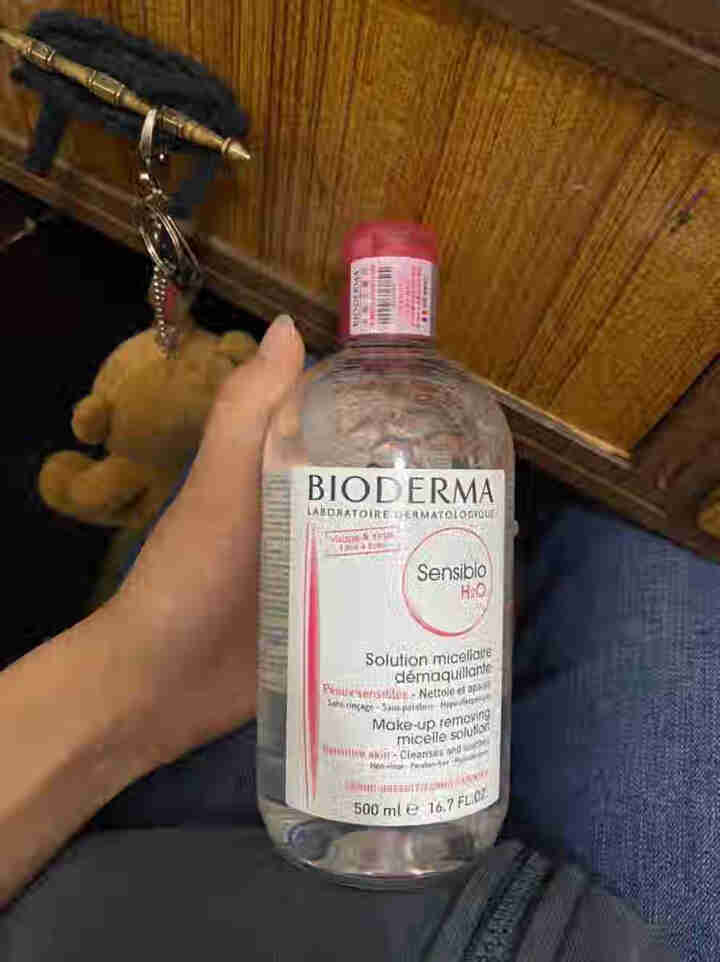 法国贝德玛（BIODERMA）舒妍多效洁肤液500ml （卸妆水 深层清洁 粉水 舒缓保湿 敏感肌 眼唇 原装进口）怎么样，好用吗，口碑，心得，评价，试用报告,第2张