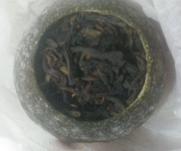 新会小青柑 青衣美人 陈皮普洱茶熟茶 150g 柑桔茶 五年 品尝装约10g*1个怎么样，好用吗，口碑，心得，评价，试用报告,第2张