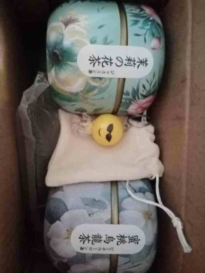 朵约花果茶组合 蜜桃乌龙茶 桂花乌龙茶 玫瑰红茶 茉莉花茶花草茶水果茶包三角袋泡茶叶 （蜜桃+茉莉）2罐怎么样，好用吗，口碑，心得，评价，试用报告,第3张