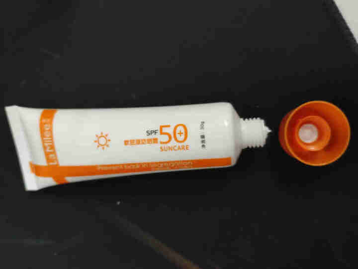 莱玫LaMilee防晒霜女男30g保湿防晒喷雾 SPF50+ 长效持久 隔离紫外线 户外军训防晒霜 橙色怎么样，好用吗，口碑，心得，评价，试用报告,第4张