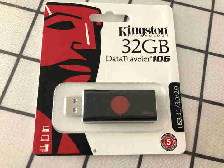 金士顿（Kingston）u盘 USB3.1 优盘系统投标车载大容量U盘 红黑款 精英版 32G怎么样，好用吗，口碑，心得，评价，试用报告,第4张